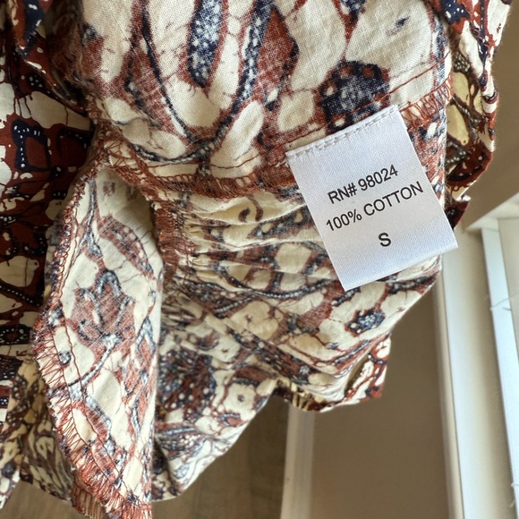 House of Harlow 1960 Brown Floral Mini Dress - Picture 7 of 13